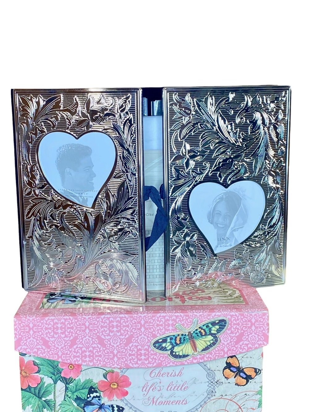 Lenox Silver Plated Photo Album NWOT From the Wedding Promises Collection